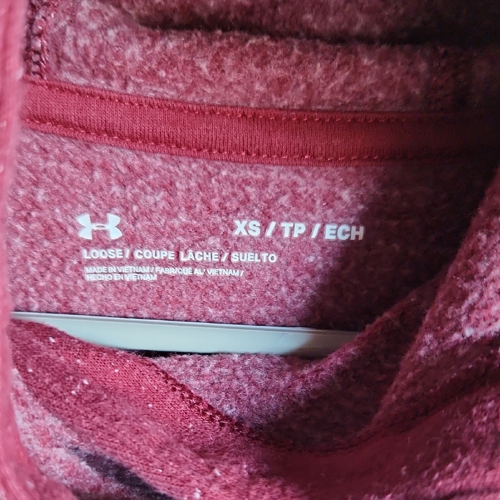 Under Armour Women's Maroon Freedom Hoodie XS - Picture 2 of 10